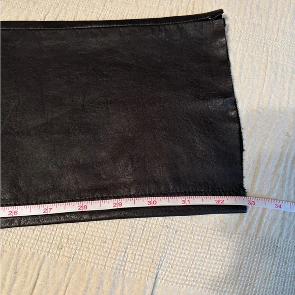 Vintage Black Leather Pants - Picture 7 of 7
